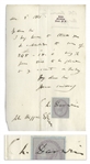 Charles Darwin Autograph Letter Signed From 1861, Shortly After On the Origin of Species Was Published